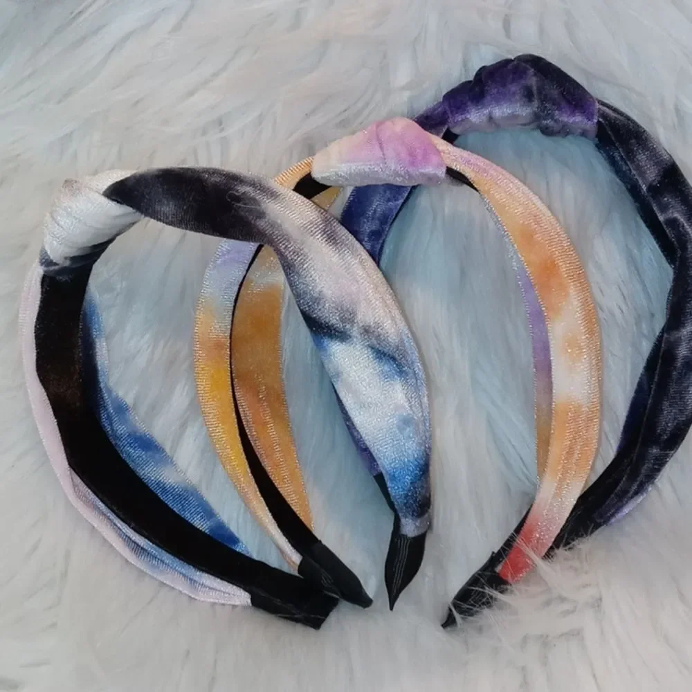 3 tie dye knotted headbands - Picture 3 of 3